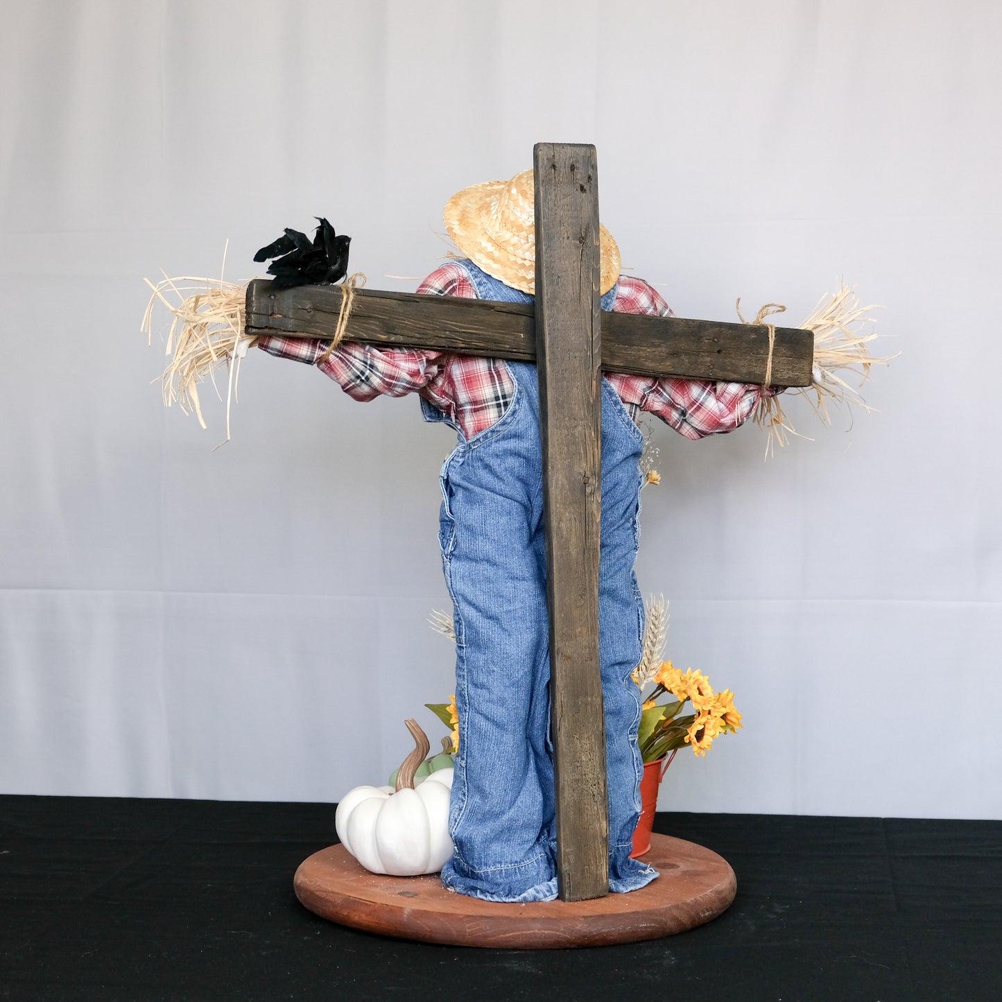 Scarecrow in Overalls