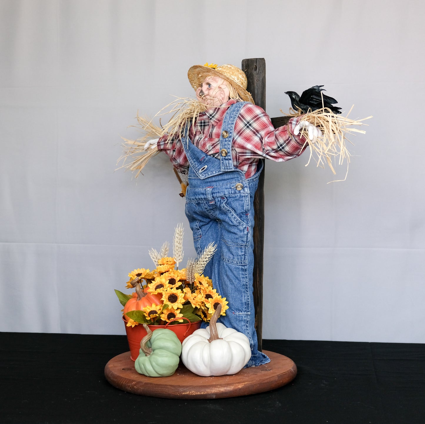Scarecrow in Overalls