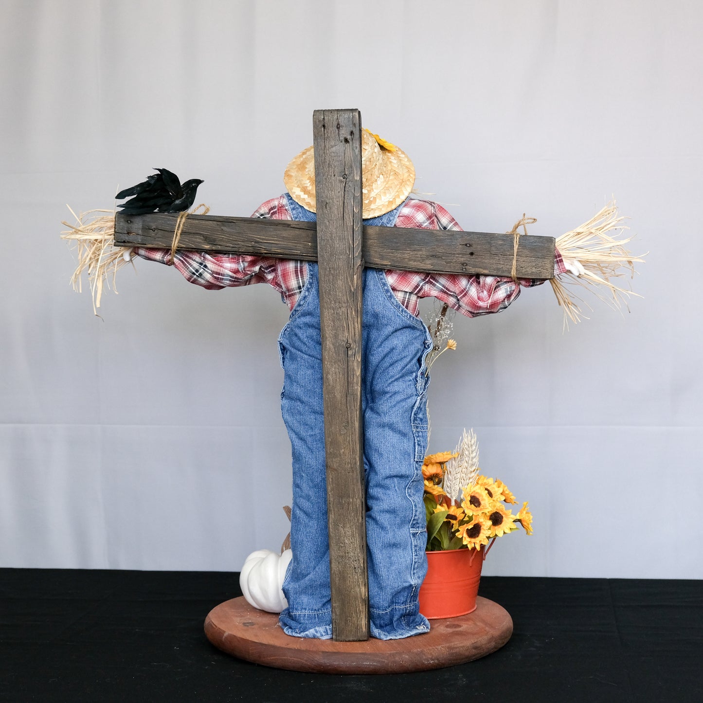 Scarecrow in Overalls
