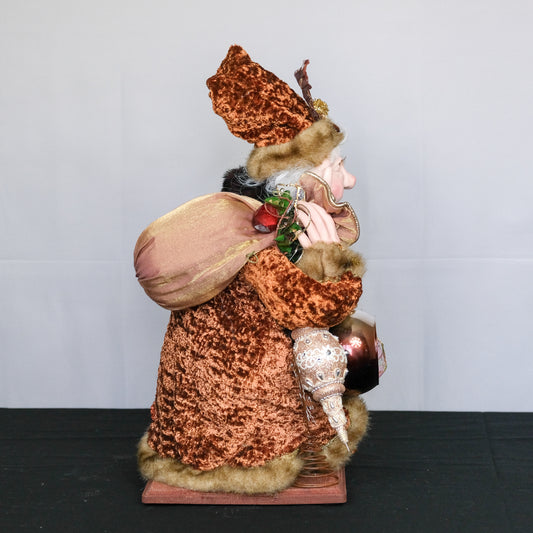 Santa Draped in Gold