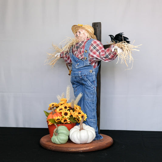 Scarecrow in Overalls