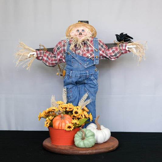 Scarecrow in Overalls